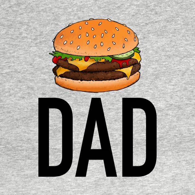 Cheeseburger Dad T by Justin Langenberg